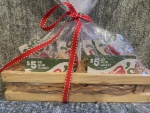 Chillis Gift Cards Basket