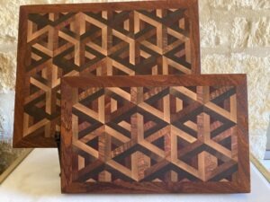 Wood Interlocking Design Cutting Boards