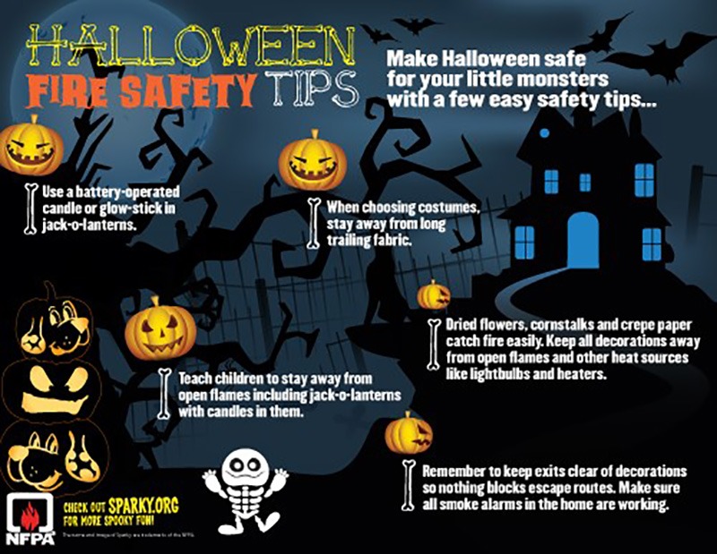 Halloween Safety Tip Inforgraphic