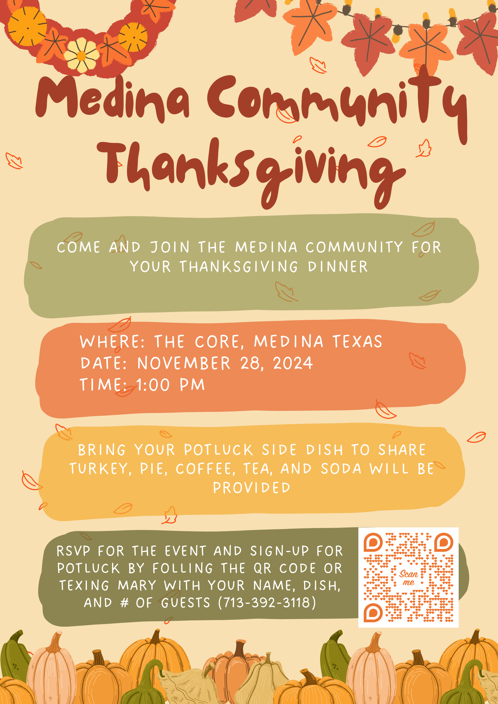 Medina Community Thanksgiving Dinner