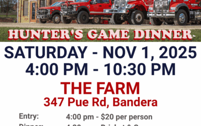 Upcoming Fundraiser: 2025 Hunters Game Dinner!