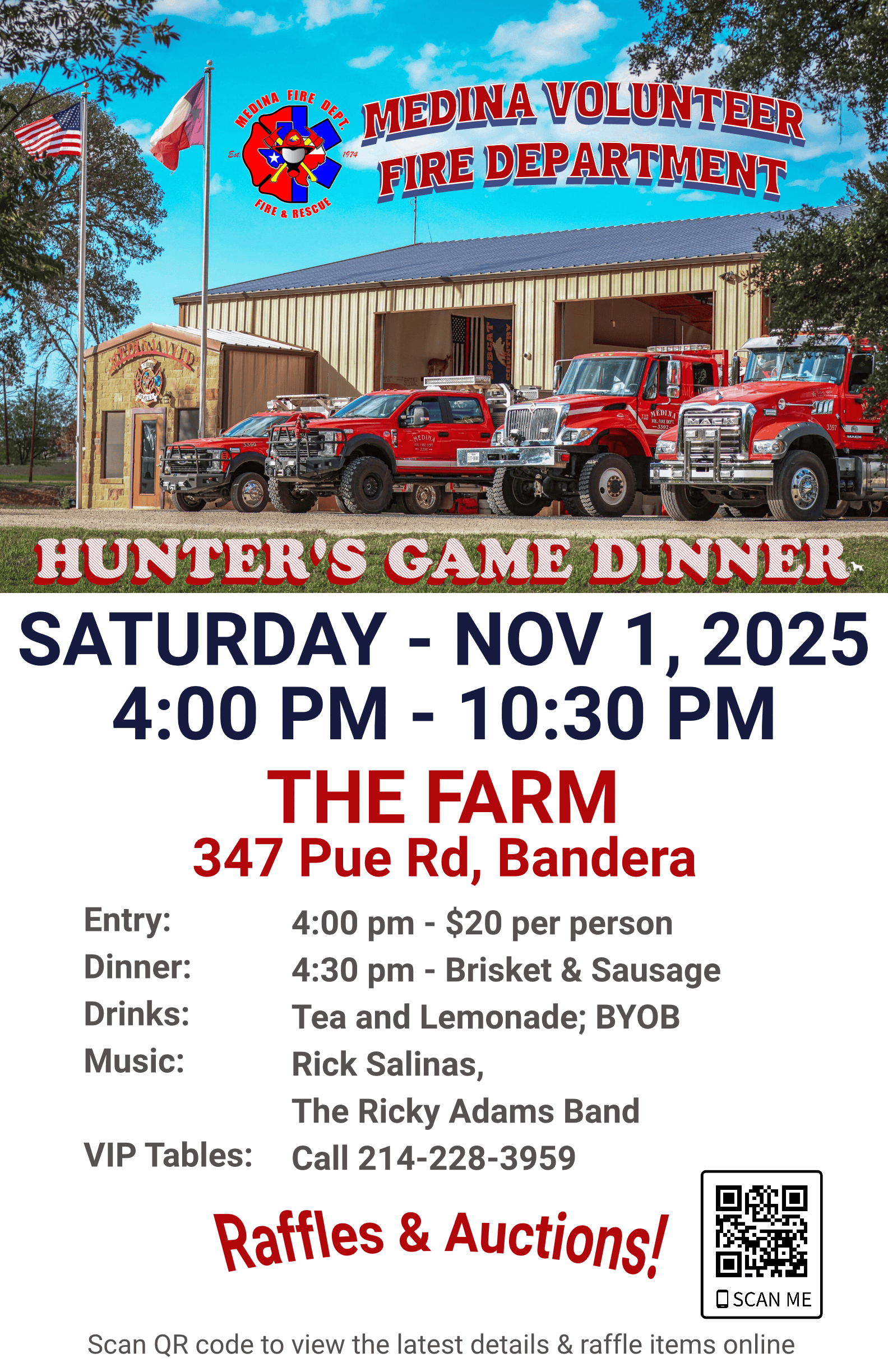 Hunters Game Dinner 2025 Poster Game Dinner 2025 Poster